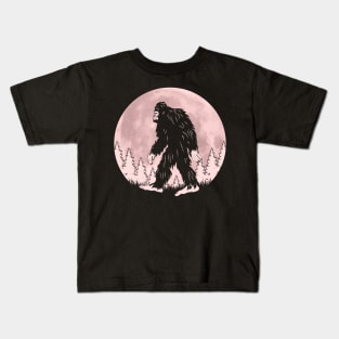 Bigfoot Moon Kids T-Shirt